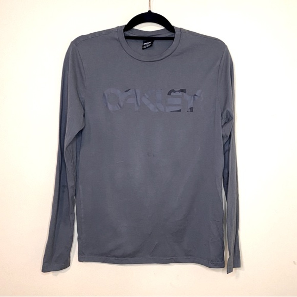 Oakley Green Graphic Camouflage Men’s Long Sleeve T-Shirt Size Small